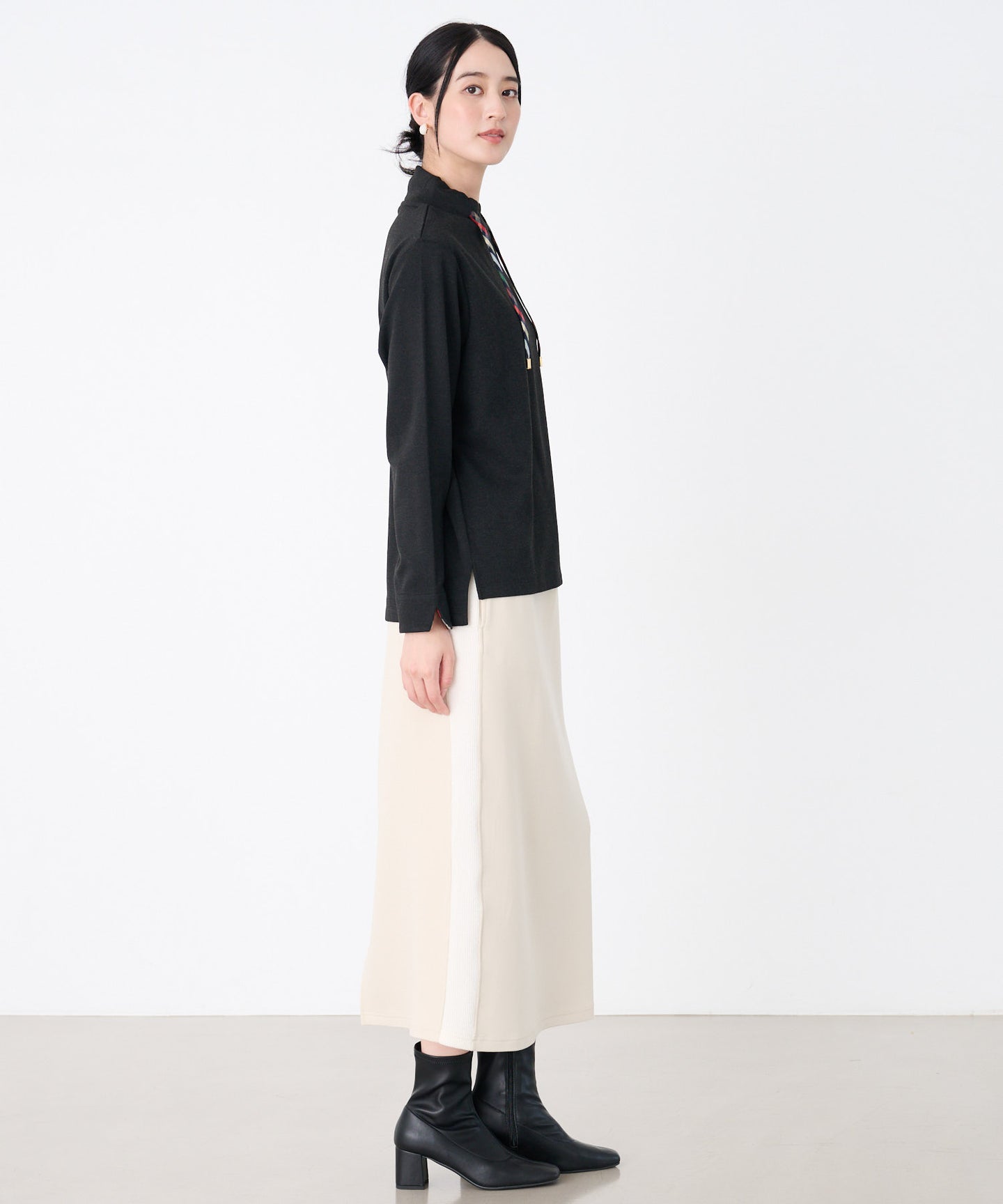 Arnold Palmer マシュマロリブ フードライクプルオーバー